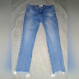 Frame denim jeans Sz 27 Le Skinny de Jeanne Crop EUC